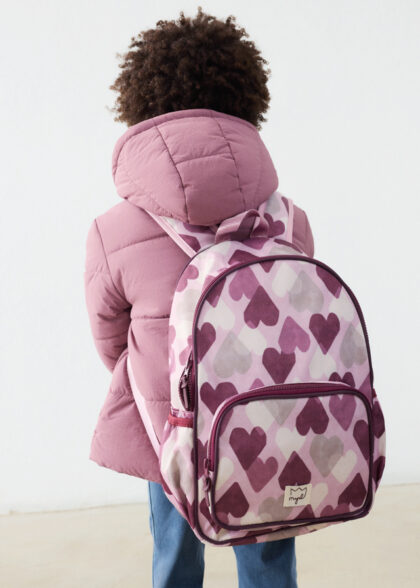 Mochila con estuche - Violeta